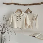 [73-100cm] リボンor肩フリル トップス