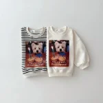 [80-130cm] 犬柄 プルオーバー トレーナー - Image 6