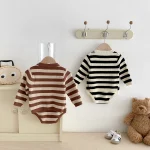 [66-90cm] ボーダーニット セットアップ - Image 18