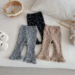 [73-120cm] アレアレオパードボア ボトムス - Image 5