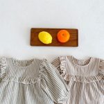 [66-100cm]セットアップ ストライプ柄 フリル襟 おしゃれ ベビー - Image 13