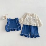 [73-120cm]ベストORボトムスORブラウス デニム 可愛い 人気 トレンド - Image 12