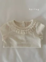 [73-90cm]ロンパース or トップス フリルレース 可愛い ベビー服 - Image 2