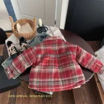 [90-140cm] ギンガム チェック ジャケット - Image 4