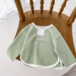 [66-100cm] ボタン シンプル トップス - Image 11