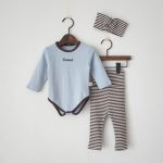[66-90cm]3点セット ボーダー柄 パジャマ 可愛い ベビー服 - Image 10