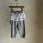 [73-100cm]トップス or パンツ or セットアップ リボン ルーズ 着心地良い - Image 4