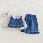 [73-120cm]ベストORボトムスORブラウス デニム 可愛い 人気 トレンド - Image 16