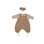 [66-100cm]サロペット or ボーダー シャツ ボタン シンプル 定番