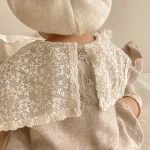 [66-90cm]韓国風レース襟 ロンパース - Image 2