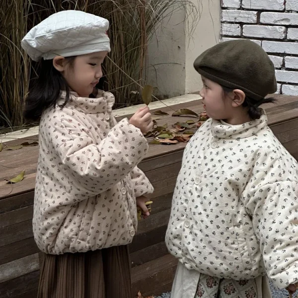 [80-150cm] 小花柄 アウター