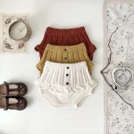 [73-110cm]フリルニットかぼちゃ パンツ - Image 8