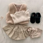 [73-100cm] 肩フリル トップス - Image 3