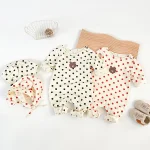 [66-90cm] ボンネット付きドット オールインワン - Image 7