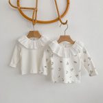 [66-90cm]インナーシャツ フリル襟 ロングスリーブ おしゃれ 肌に優しい トップス - Image 17