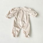 [66-90cm]ロンパース&帽子 セット 無地 肌に優しい ベビー服 - Image 4