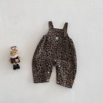 [73-110cm] ヒョウ柄 サロペット/オールインワン/アウター - Image 4