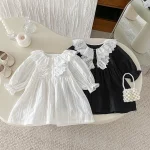 [66-110cm] レース襟 ロンパース or ワンピース - Image 17