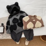 [73-110cm] ハート柄 トップス