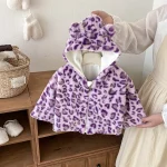 [73-110cm] レオパード柄 アウター - Image 6