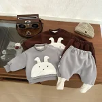 [73-110cm] ウサギデザイン セットアップ - Image 4