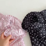 [80-130cm] 丸襟 小花柄 アウター