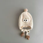 [GOODS] 目デザイン ニット 帽子