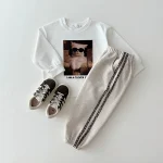 [80-130cm] レオパード カジュアル パンツ - Image 6