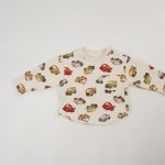 [80-130cm] カートゥーン 車柄 トップス - Image 7