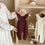 [66-100cm] シンプル ニット サロペット or インナーシャツ - Image 7