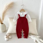 [66-100cm] シンプル ニット サロペット or インナーシャツ - Image 4