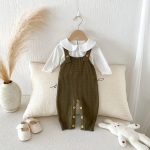 [66-100cm] シンプル ニット サロペット or インナーシャツ - Image 3