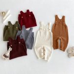 [66-100cm] シンプル ニット サロペット or インナーシャツ - Image 20