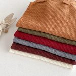 [66-100cm] シンプル ニット サロペット or インナーシャツ - Image 14