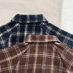 [66-100cm] チェック 犬柄 ロンパース - Image 12