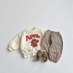 [80-130cm] 熊柄 プルオーバ トレーナー - Image 4