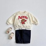 [80-130cm] 熊柄 プルオーバ トレーナー - Image 6