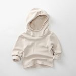 [80-130cm] フリースフーディ トップス - Image 2