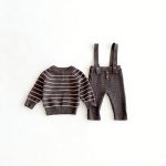 [66-90cm]ベビー ニット セットアップ カーディガン+パンツ - Image 6