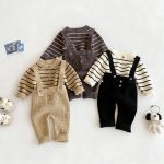 [66-90cm]ベビー ニット セットアップ カーディガン+パンツ - Image 12