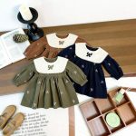 [73-120cm]ワンピース ベビー 女の子 おしゃれ リボン付き - Image 10