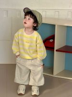 [73-110cm]ボーダー柄トレーナー&パンツ カジュアル 動きやすい - Image 6