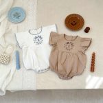 [66-90cm]半袖 ロンパース ベビー 刺繍 通気性抜群 - Image 6