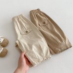 [73-120cm]無地 シンプル カジュアル ボトムス パンツ - Image 4