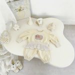 [73-120cm]女の子 セットアップ ガーリー フリル付き トレーナー&パンツ - Image 6