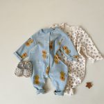 [66-90cm]ベビー ロンパース カートゥーン 柔らかな素材 - Image 4