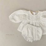 [66-100cm]セットアップ ベビー レース おしゃれ - Image 4