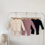 [73-120cm]セットアップ ベビー 女の子 無地 肌触り良い - Image 5