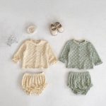 [66-100cm]二点セット トップス+ボトムス スウィート 肌触り良い - Image 8