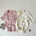 [66-90cm]ベビー ロンパース カートゥーン 柔らかな素材